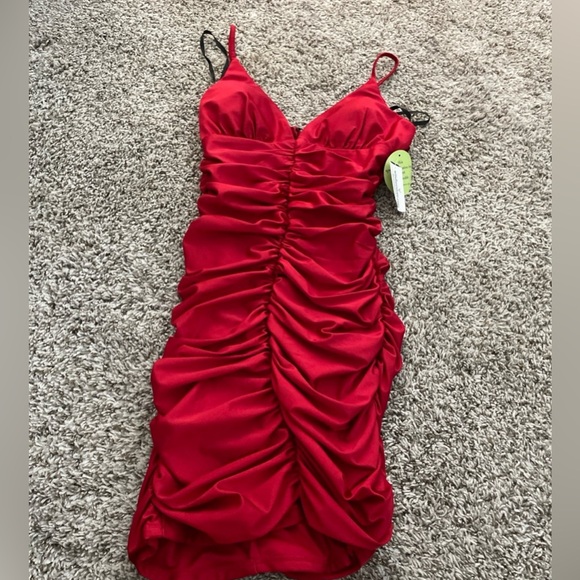 Curves Ahead Shirred Mini Dress - Picture 5 of 7